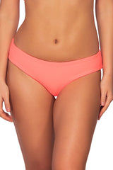 Sunsets Women's Swimwear Neon Coral Alana Hipster Bikini Bottom