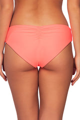 Sunsets Women's Swimwear Neon Coral Alana Hipster Bikini Bottom