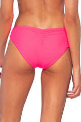 Sunsets Women's Swimwear Neon Pink Alana Hipster Bikini Bottom