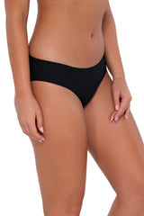 Sunsets Women's Swimwear Black Alana Hipster Bikini Bottom