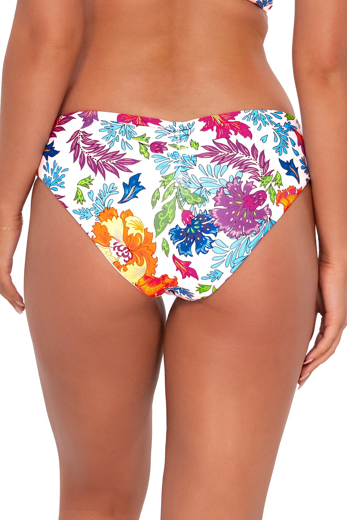 Sunsets Women's Swimwear Camilla Flora Alana Reversible Hipster Bikini Bottom