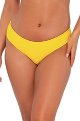 Sunsets Women's Swimwear Golden Tropics Sandbar Rib Alana Reversible Hipster Bikini Bottom