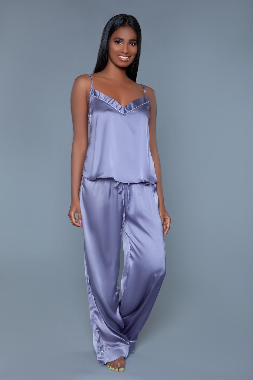 BeWicked Women's Madison Satin Pants PJ Set 2025