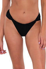 Sunsets Women's Swimwear Black Kylie Hipster Bikini Bottom