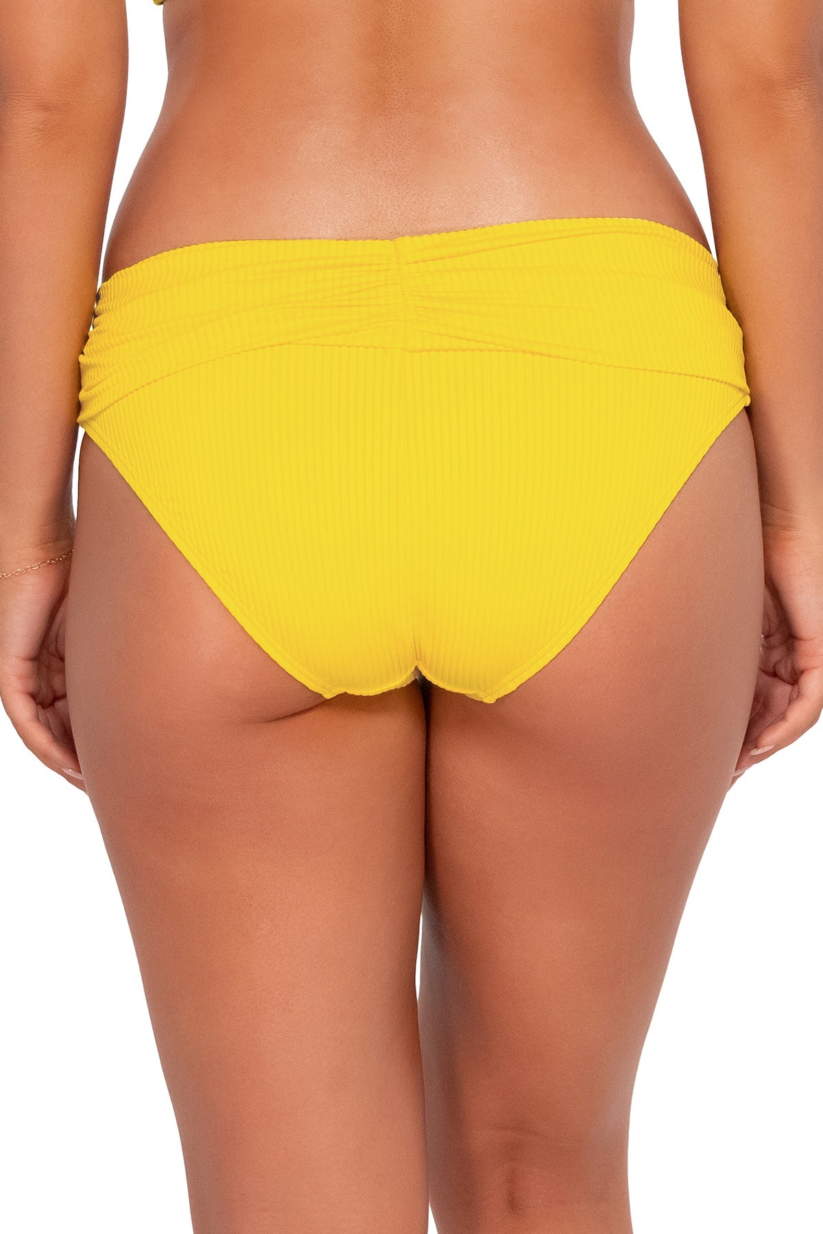 Sunsets Women's Swimwear Lemon Zest Sandbar Rib Unforgettable Bikini Bottom