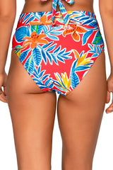 Back view of Sunsets Tiger Lily Summer Lovin V-Front Bottom