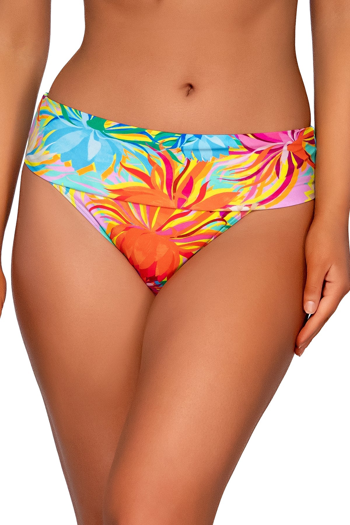 Sunsets Women's Swimwear Lotus Hannah High Waist Bikini Bottom