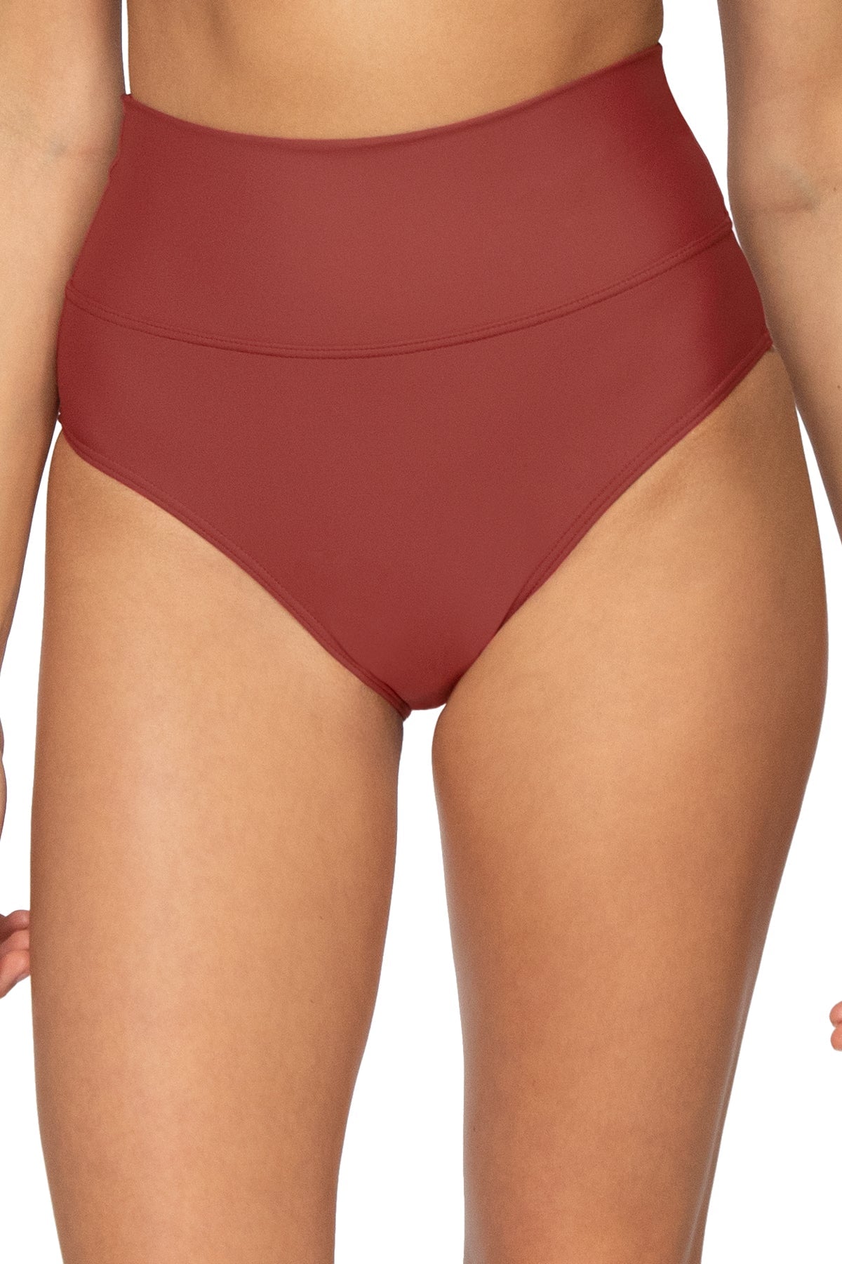 Sunsets Tuscan Red Hannah High Waist Bottom