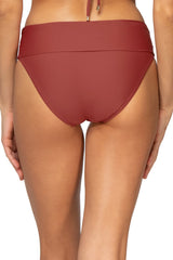 Sunsets Tuscan Red Hannah High Waist Bottom