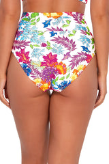 Sunsets Women's Swimwear Camilla Flora Hannah High Waist Bikini Bottom