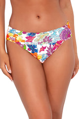 Sunsets Women's Swimwear Camilla Flora Hannah High Waist Bikini Bottom