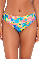 Sunsets Women's Swimwear Shoreline Petals Hannah High Waist Bikini Bottom