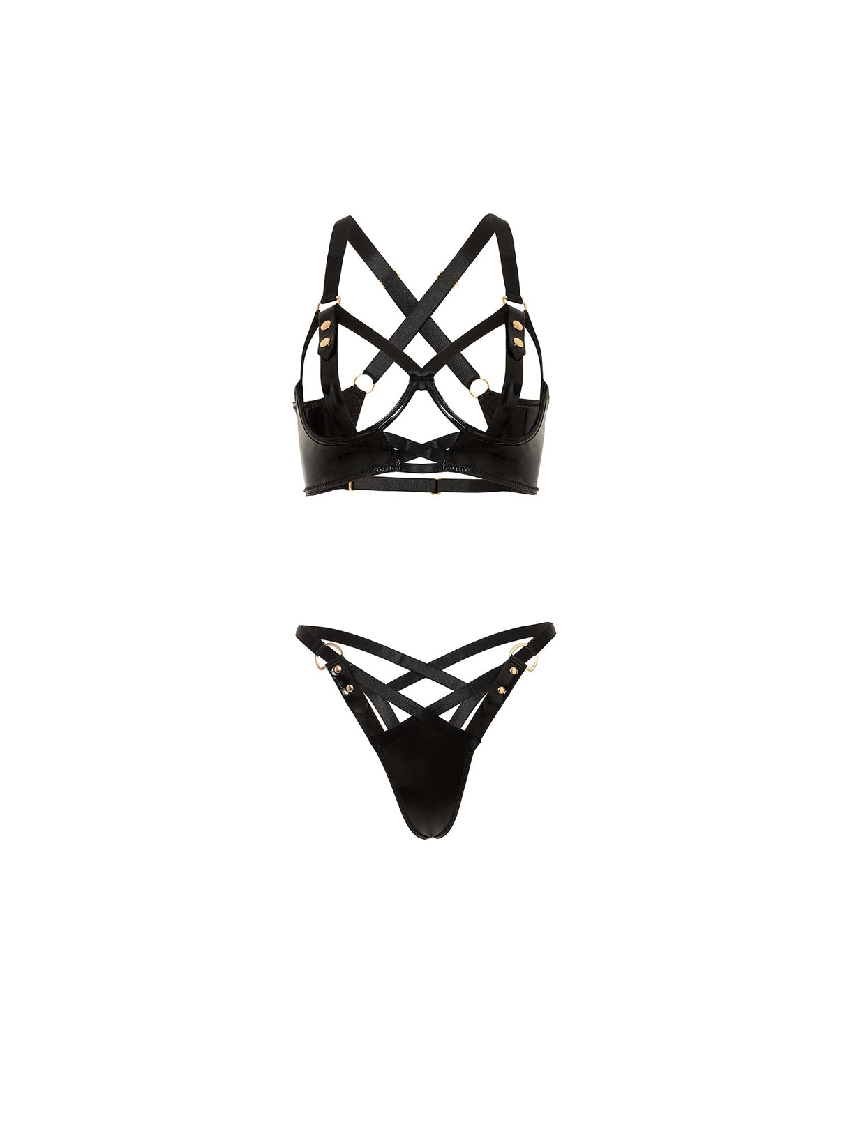 Fetish Desire Cage Bra Set