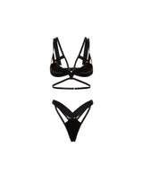 Fetish "X" Marks The Spot Bra Set