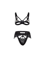 Annika Cage Fringe Bra Set