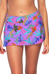 Front view of Sunsets Isla Bonita Sporty Swim Skirt