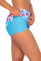 Sunsets Making Waves Sporty Swim Skirt