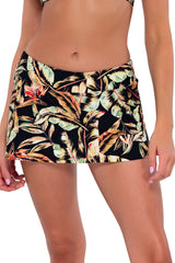 Sunsets Retro Retreat Sporty Swim Skirt