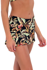 Sunsets Retro Retreat Sporty Swim Skirt