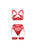 Mimi Hearts Open Cup Bra Set