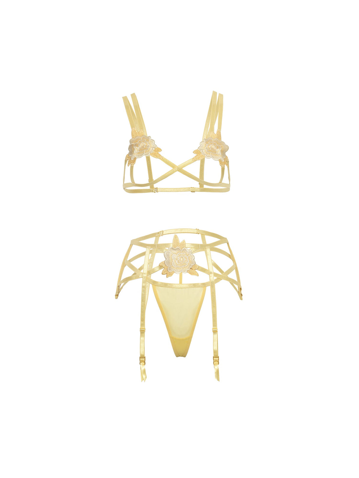 Corin Open Cup Bra Set