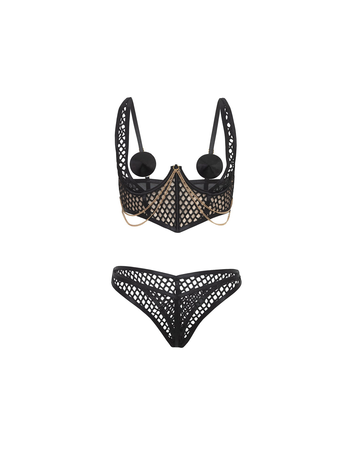 Marlowe Open Cup Bra Set