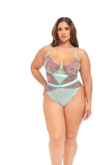 Adaline Underwire Plus Size Teddy