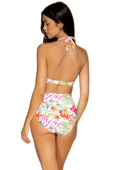 Back view of Sunsets Tropical Breeze Muse Halter Top