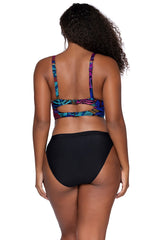 Back view of Sunsets Panama Palms Colette Bralette Top