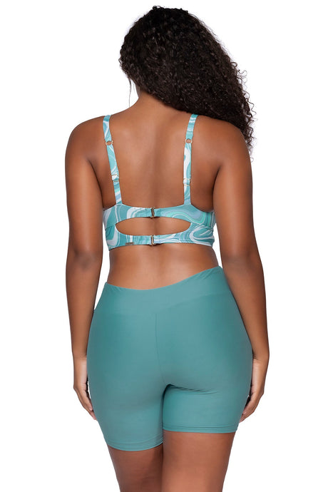 Back view of Sunsets Moon Tide Colette Bralette Top