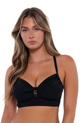 Sunsets Women's Swimwear Black Colette Bralette Bikini Top