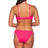 Back view of Sunsets Neon Pink Everlee Tie Side Bottom