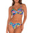 Front view of Sunsets Alegria Crossroads Underwire bikini top with Alegria Unforgettable Bottom swim hipster