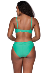 Back view of Sunsets Mint Crossroads Underwire Top