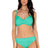 Front view of Sunsets Mint Crossroads Underwire Top