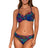 Front view of Sunsets Panama Palms Crossroads Underwire Top