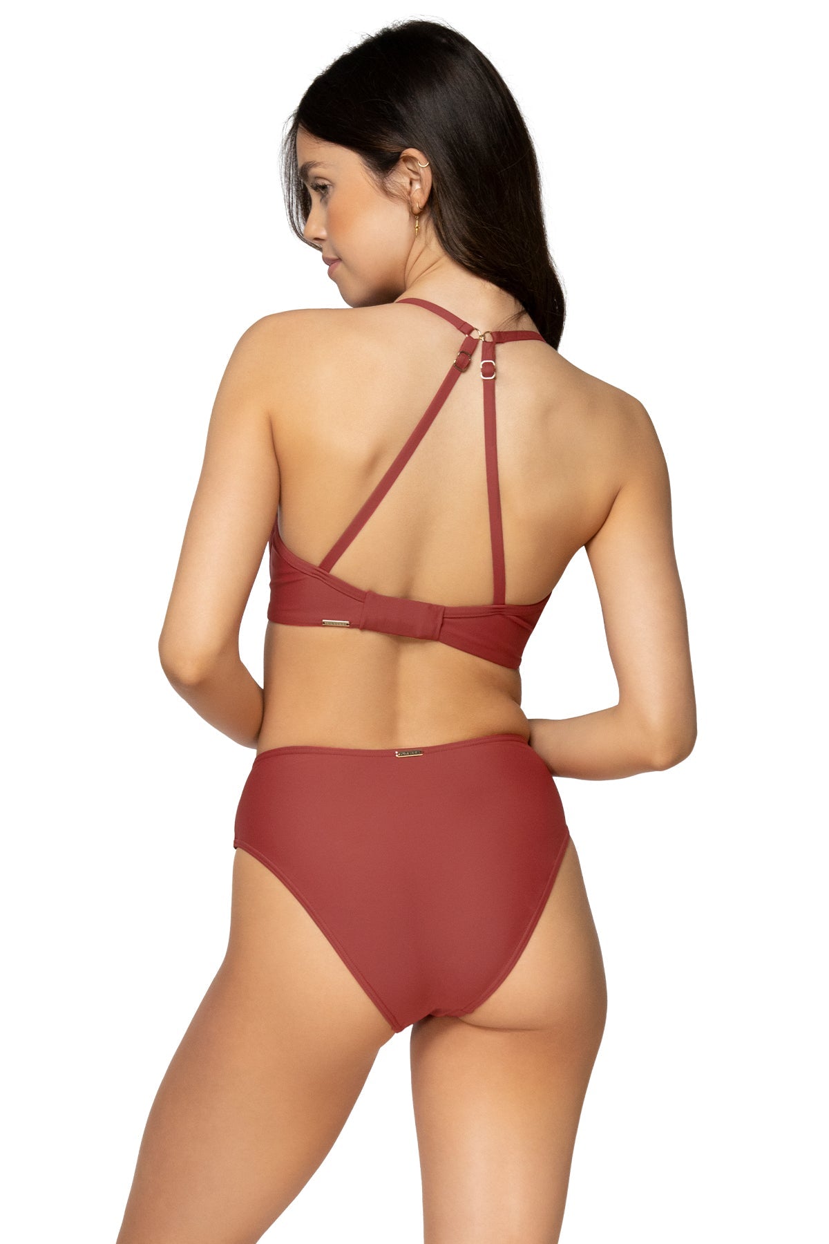 Sunsets Tuscan Red Tessa Tie High Rise Bottom