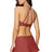 Back view of Sunsets Tuscan Red Kokomo Swim Skirt