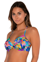 Side view of Sunsets Crossroads Underwire bikini top