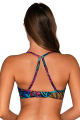 Sunsets Women's Swimwear Panama Palms Crossroads Underwire Bikini Top