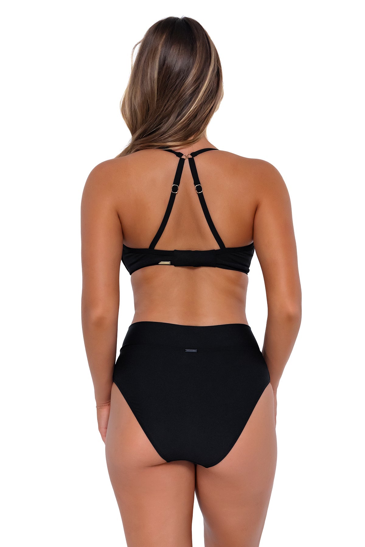 Sunsets Black Summer Lovin V-Front Bottom