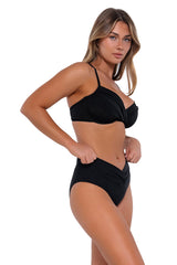 Sunsets Black Summer Lovin V-Front Bottom