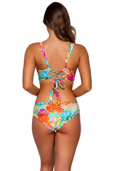 Back view of Sunsets Lotus Elsie Top