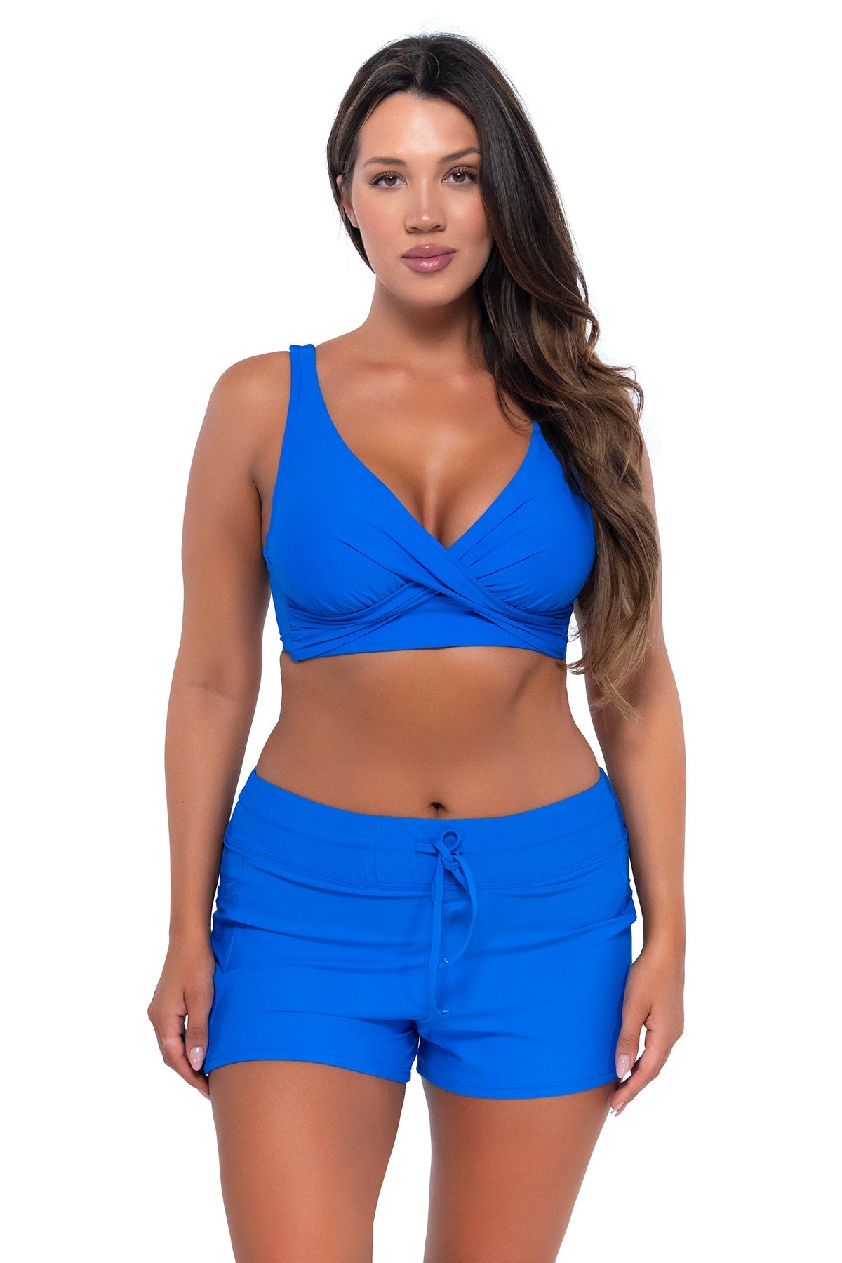 Sunsets Escape Electric Blue Laguna Swim Short