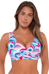 Sunsets Women's Swimwear Making Waves Elsie Bikini Top