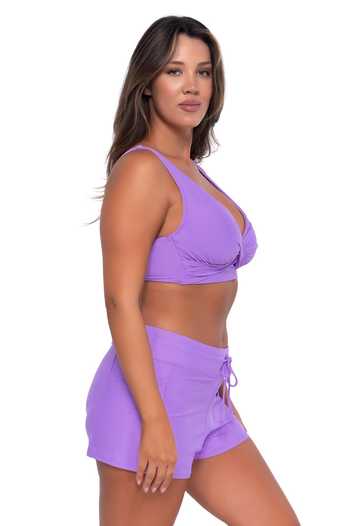 Sunsets Escape Passion Flower Laguna Swim Short