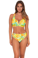 Sunsets Women's Swimwear Golden Tropics Sandbar Rib Unforgettable Bikini Bottom