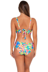 Sunsets Women's Swimwear Shoreline Petals Alana Reversible Hipster Bikini Bottom