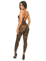 Presley Choker Lace Catsuit