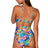 Back view of Sunsets Alegria Kauai Keyhole bikini top with Alegria Hannah High Waist bikini bottom